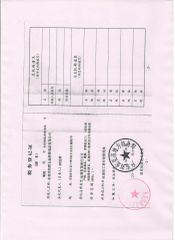 ax registration certificate certificate of Dongguan Weihui Hardware Spring Products Co., Ltd. – certificate photo, supplier certificates section