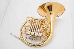 Good Double French Horn Handmade Good Sound Origin China Trademark Forest HS Code 9205100090 Model NO. LKFH-5011 Specification - Image 1