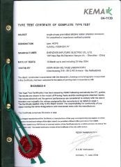 KEMA Certificate of shielded connector certificate from Chongqing Hifuture Information Technology Co., Ltd.