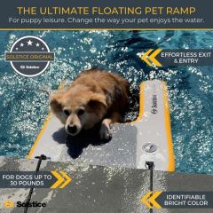 Inflatable Pup Plank Dog Float Floating Ramp Ladder for Pools Boats Docks Dog on Water Ladder Steps for Swimming Pets - Image 2