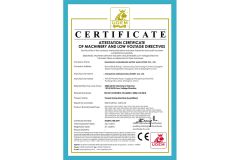 CERTIFICATES certificate of Hangzhou Shengde Machinery Co., Ltd. – certificate photo, supplier certificates section