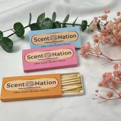 Cigar 3 Inch Candle Incense Wood with Logo Safe Hotel Bulk Factory Custom Box Matches - Image 1