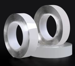 Transparent Reusable Double Sided Removable Adhesive 1mm Transparent Nano Tape - Image 2