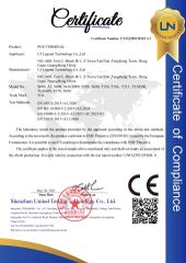 Certificates certificate from Shenzhen Risenda Technology Co., Ltd.