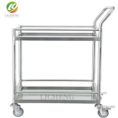 Lightweight Clinic Salon Lab Dual-Level Noise-Free Wheeled Cart - Wuxi Licheng Smart Technology Co., Ltd.