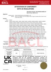 UKCA certificate from Xiamen Inbertec Electronic Technology Co., Ltd