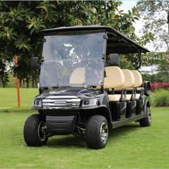 6+2 Passenger Electric Sightseeing Bus Golf Cart Car with CE Certificate - Image 6