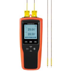 USB Two Channels High Accuracy Data Logger Thermometers Origin China Trademark Yuwen Display Digital Resolution 0.01℃ Usage - Image 1