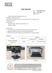 STAGE TEST REPORT certificate of Wuxi Weixing Decoratestuff Co., Ltd. – certificate photo, supplier certificates section
