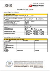 SGS certificate from Kunshan Bova Plastic Co., Ltd.