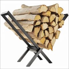 Custom Fireplace Accessories Heavy Duty Fireplace Tool Sets Metal Firewood Storage Rack Bracket - Image 3