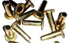 Hollow Rivets Size 6 X 20 Mm Customized Sizes Available Yes Solid Rivet Wire Range 2 To 10 Mm Quantity Per Pack 500 Pcs/poly - Image 1