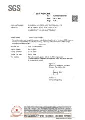 SGS testing report certificate from Shandong Jointseal New Material Co., Ltd.