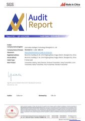SGS certificate from Cold Valley Intelligent Technology (Shanghai) Co., Ltd.