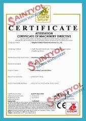 Saintyol DAWIN self loading mixer got CE certificates certificate from Qingdao Saintyol Dawin Machinery Co., Ltd.