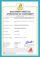 CE Container Silo certificate from Shandong Cad Industry Machinery Equipment Co., Ltd.