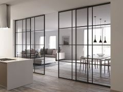 Aluminium Glass Partition Height 8 feet Design luxury Finishing perfect Open Style Sliding Material Aluminum Alloy Country of Origin Made in - Image 8