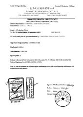 GCC certificate of Qingdao Timax Tire Co., Ltd. – certificate photo, supplier certificates section