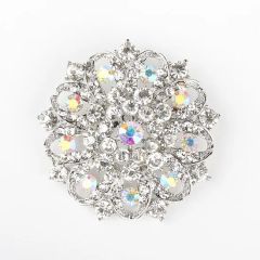 Shining Clear Classic Style Crystal Fashion Wedding Bridal Decoration Pearl Rhinestone Brooches - Guangzhou Jotome Fashion Accessories Firm