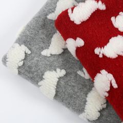 3D Jacquard Sherpa Fleece Fabrics for garmnet,handbag - Image 2