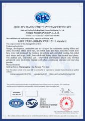 sg-ISO certificate of CHANGSHA YUXIN STEEL CO., LTD. – certificate photo, supplier certificates section