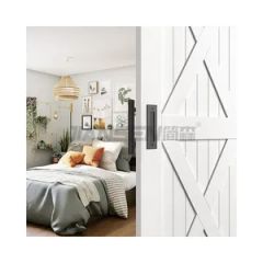 Durable 12-Inch Black Anti-Rust Barn Door Handle Set - Hangzhou Jiansen Hardware Co., Ltd.