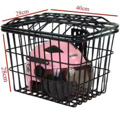 Large Capacity Metal Bike Baskets for Two Helmets - Various Colors - Image 5