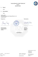 TüV6 certificate of Taizhou Hongchuang Hardware Co., Ltd. – certificate photo, supplier certificates section