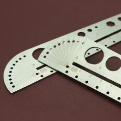 Drawing Stencils Metal Ruler Etching Environment-Friendly Material Stainless Steel Straight Ruler - Image 5