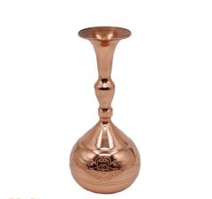 Copper Globe Vase - Image 1