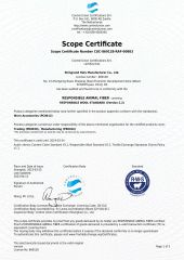 RWS certificate certificate from Shingrand Hats Manufacturer Co., Ltd.