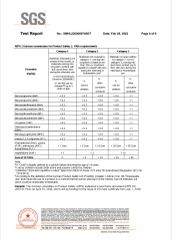 SGS certificate of Yueyang Grand Arts and Crafts Co., Ltd. – certificate photo, supplier certificates section