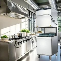 Dish Washer Stand Restaurant Conveyor Type Dish Washer - Image 1