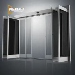 Escape Emergency Exit Automatic Aluminum Slide Panic Break-out Door - Image 2