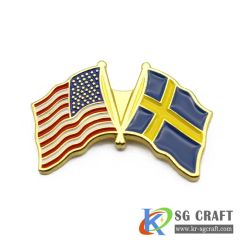 Factory Custom Enamel Pin Countries Flag Pin Badge Type Badge Material Metal Origin Zhongshan Trademark OEM ODM HS Code - Image 6
