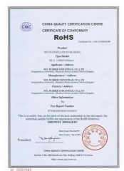 ROHS Certification certificate from Qingdao SOL Industrial and Trade Co., Ltd.