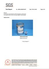 SGS certificate of Yueyang Grand Arts and Crafts Co., Ltd. – certificate photo, supplier certificates section