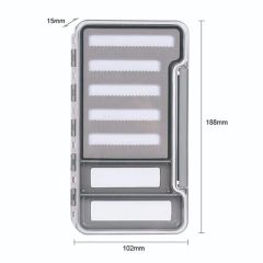 Outdoor Multifunctional Plastic Fly Fishing Tackle Boxes for Lures Hooks Storage - Image 2
