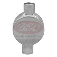 BEC Mild Steel Electrical Conduit Galvanised Junction Box, IP44 - Image 1