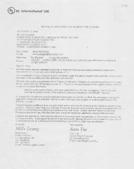 UL certificate from ZHONGSHAN AOSIMAN LIGHTING CO., LIMITED