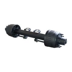 Heavy-Duty 3 Axle Logging Semitrailer Hydraulic Steering Trailer Rear Axle - Image 3