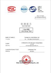 Falling Test Report certificate from Plenty Harvest Manufacturing Limited