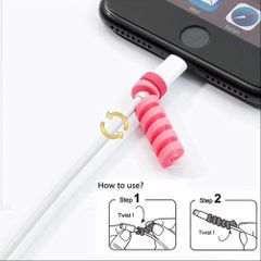 Silicone Charge Cable Protector Cable Jacket Yes Material Silicone charging ports USB-C Finishing Type Plain Protection Type Spiral - Image 3