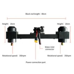Solar Panel Cleaning Washing Machine Automatic Brush with Double Head Robot Battery - Image 2
