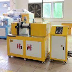 6 Inch Lab Rubber Two Roll Mill Open Rubber Mixing Machine Origin China Condition New Trademark Xihua Model NO. - Image 2