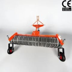 3PT Tractor Mounted Landscape Rake Hay Rake Garden Rake Metal Rake Grass Rake with Wheels 4 5 6 7FT - Hangzhou Darong Agricultural Machinery Co., Ltd.