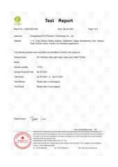 COBO23040338 ISO 9227 24H certificate from Guangdong SVA Precision Technology Co., Ltd.