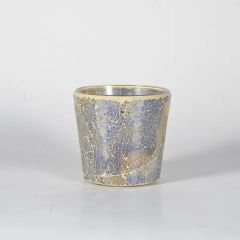 for Sale Handmade Mosaic Glass Table Vase - Image 2