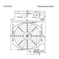 Tx121500 Digital Display Manual Motor Rotary Table - Image 2