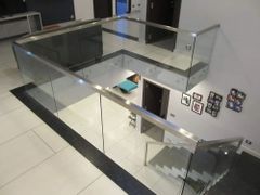 Glass Railing For Stairs, For Home Design Bar Ornamental No Thickness 12 mm Usage/Application Home Glass Type Toughened - Image 3